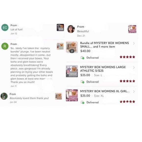 WOMEN'S XS CUTE PREPPY NOT SO MYSTERY BOX - Picture 3 of 3